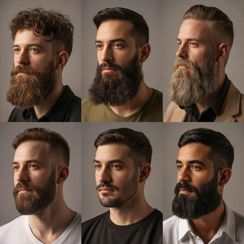 barber doradzający styl brody