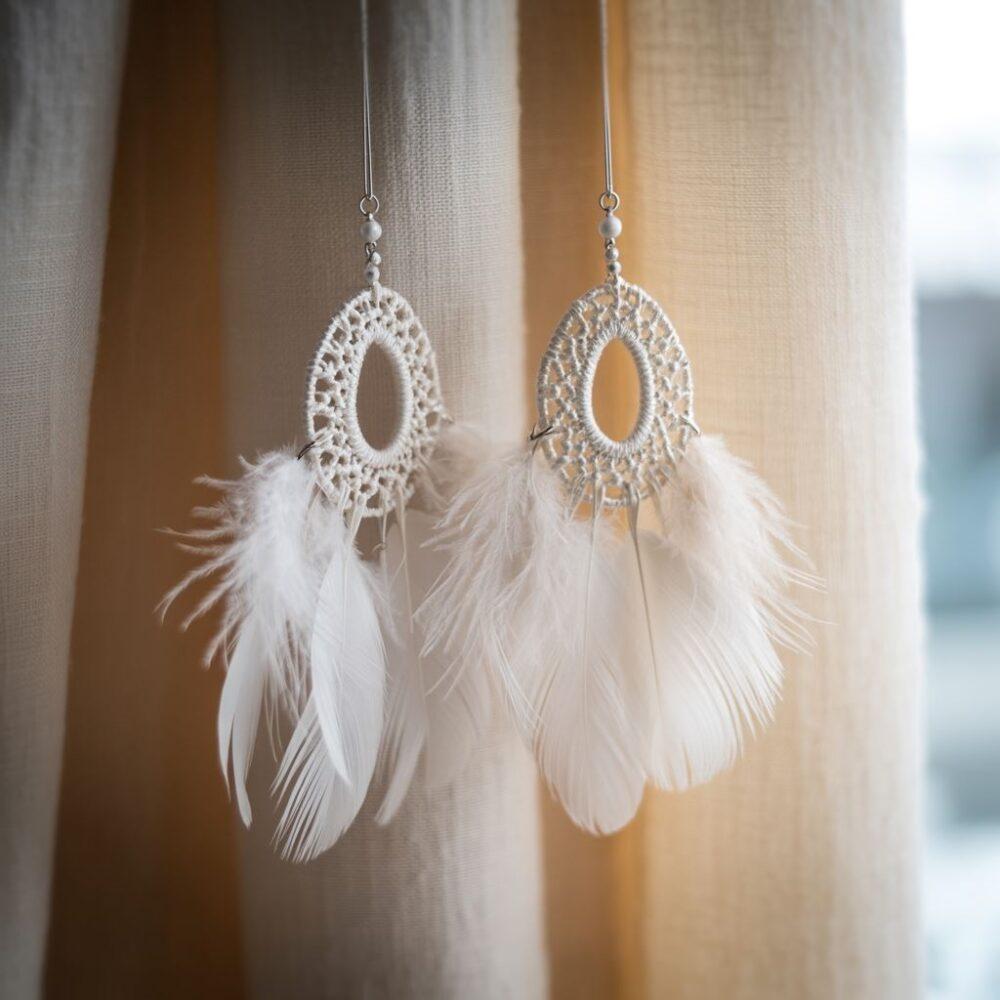 biżuteria boho biała