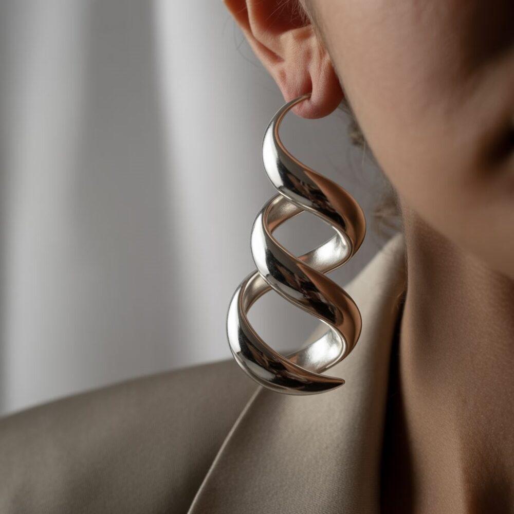 biżuteria w kształcie spirali