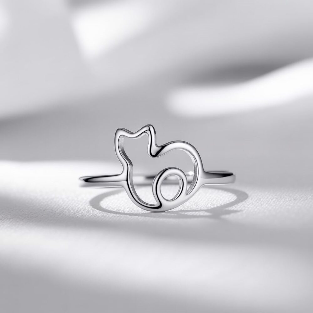 biżuteria z motywem kota