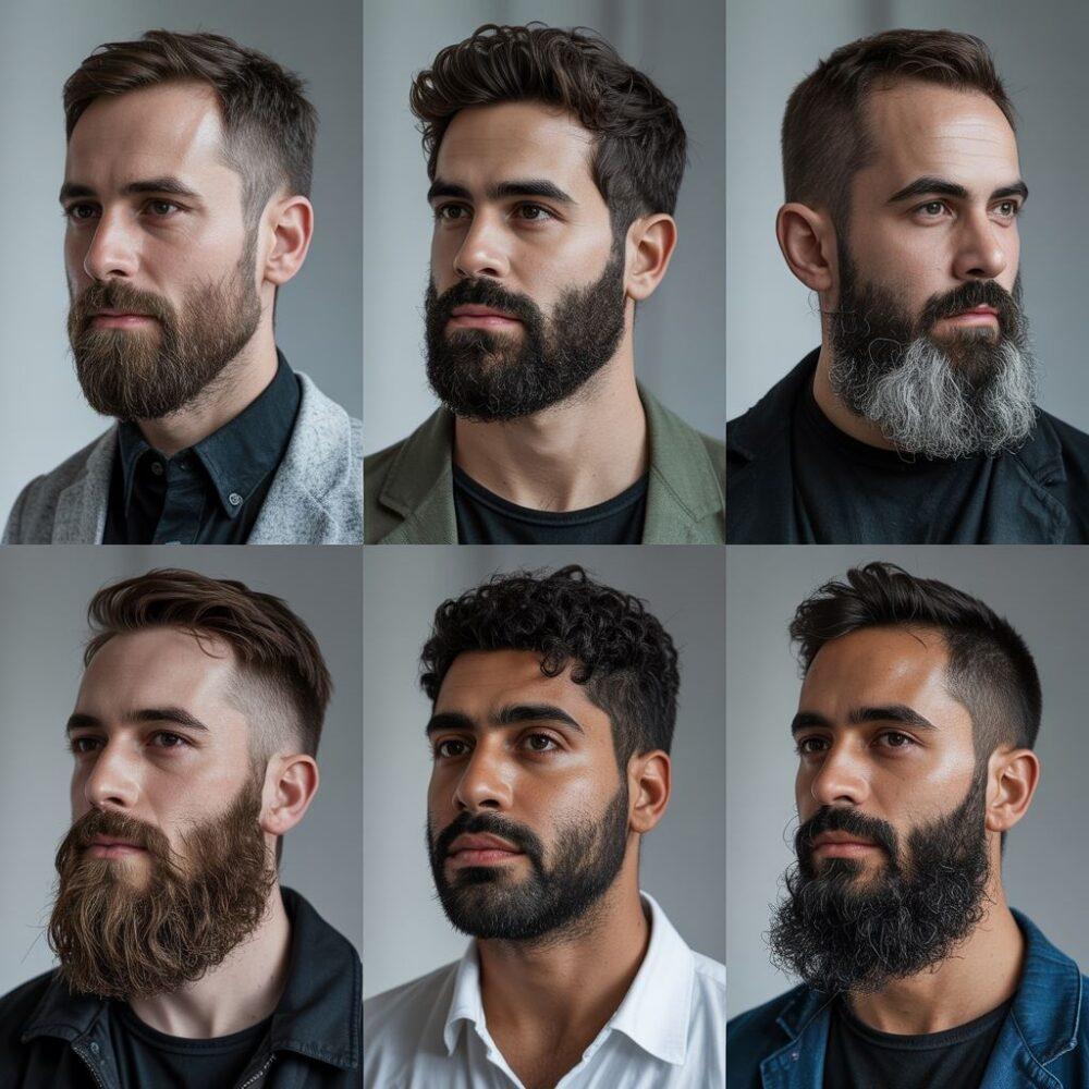 dobór brody do kształtu twarzy