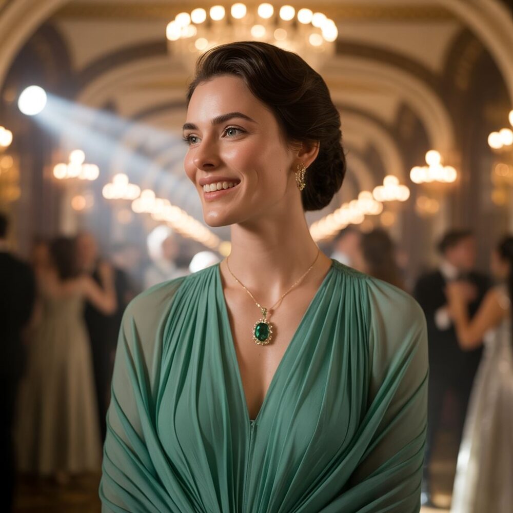 dodatki do zielonej sukienki