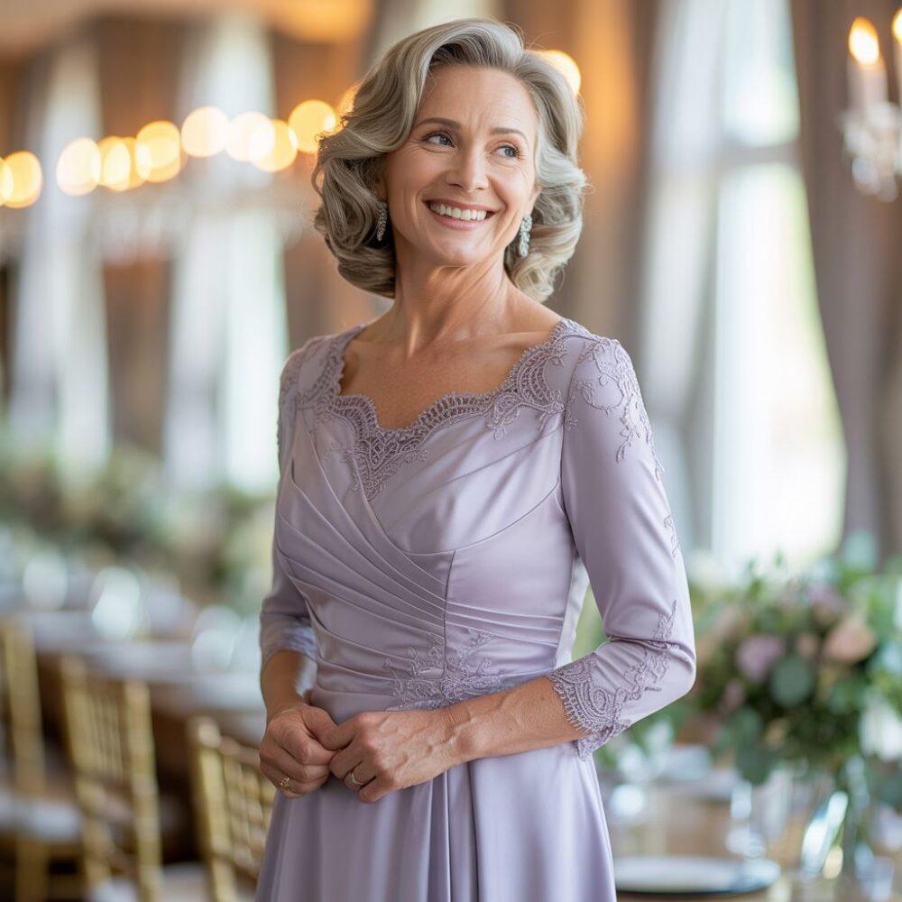 elegancka kreacja weselna