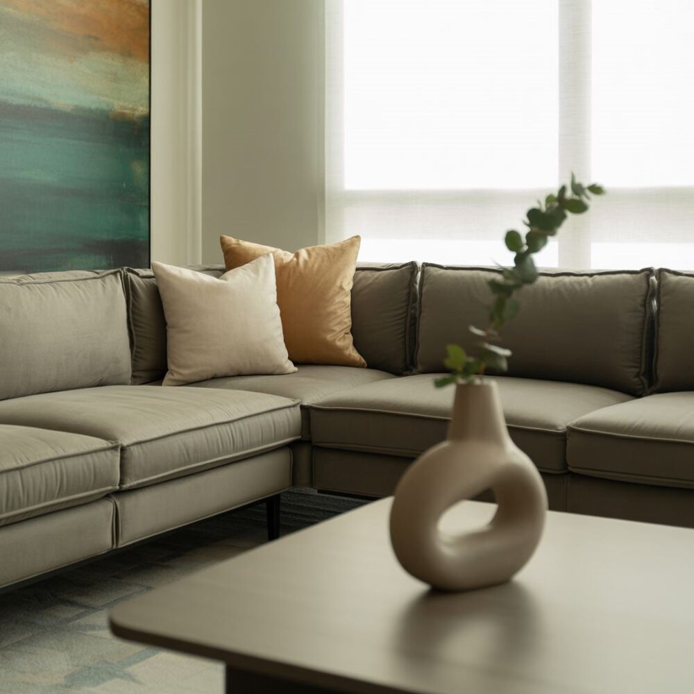 elegancki narożnik do salonu