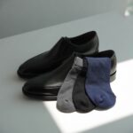 eleganckie skarpetki do czarnych butów