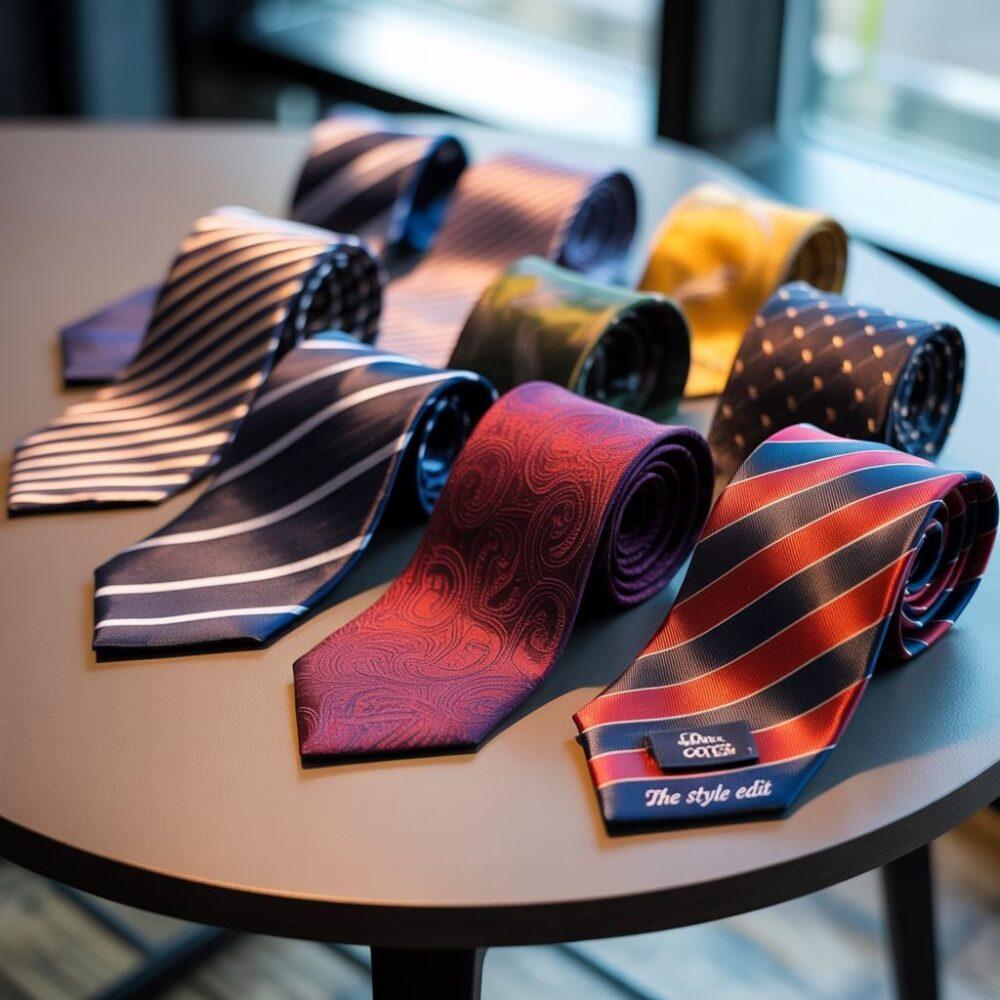 kolorowe krawaty