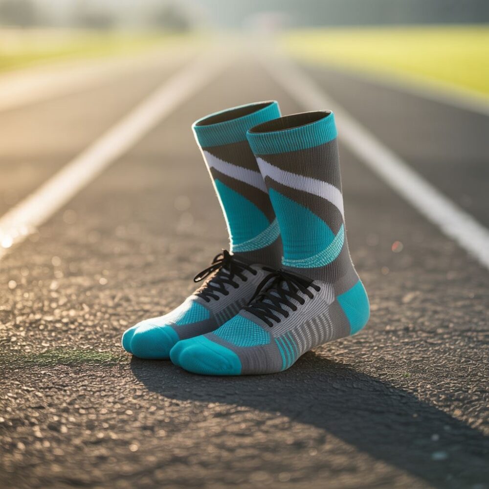 kolorowe skarpetki sportowe