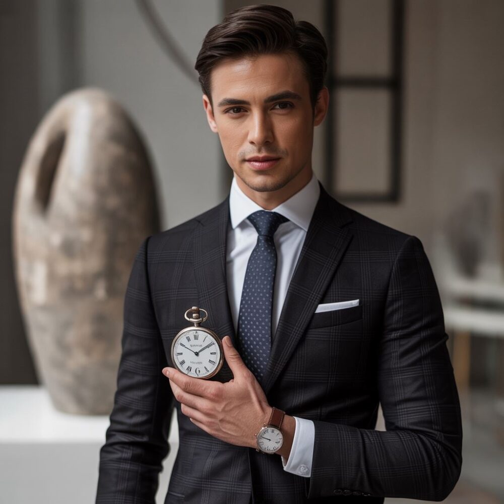 koszula do garnituru w kratę