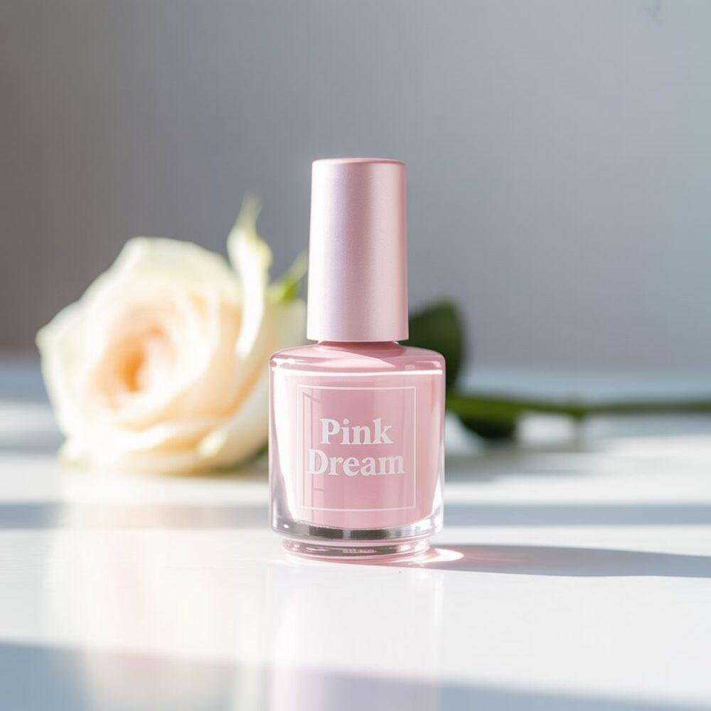 manicure delikatny róż
