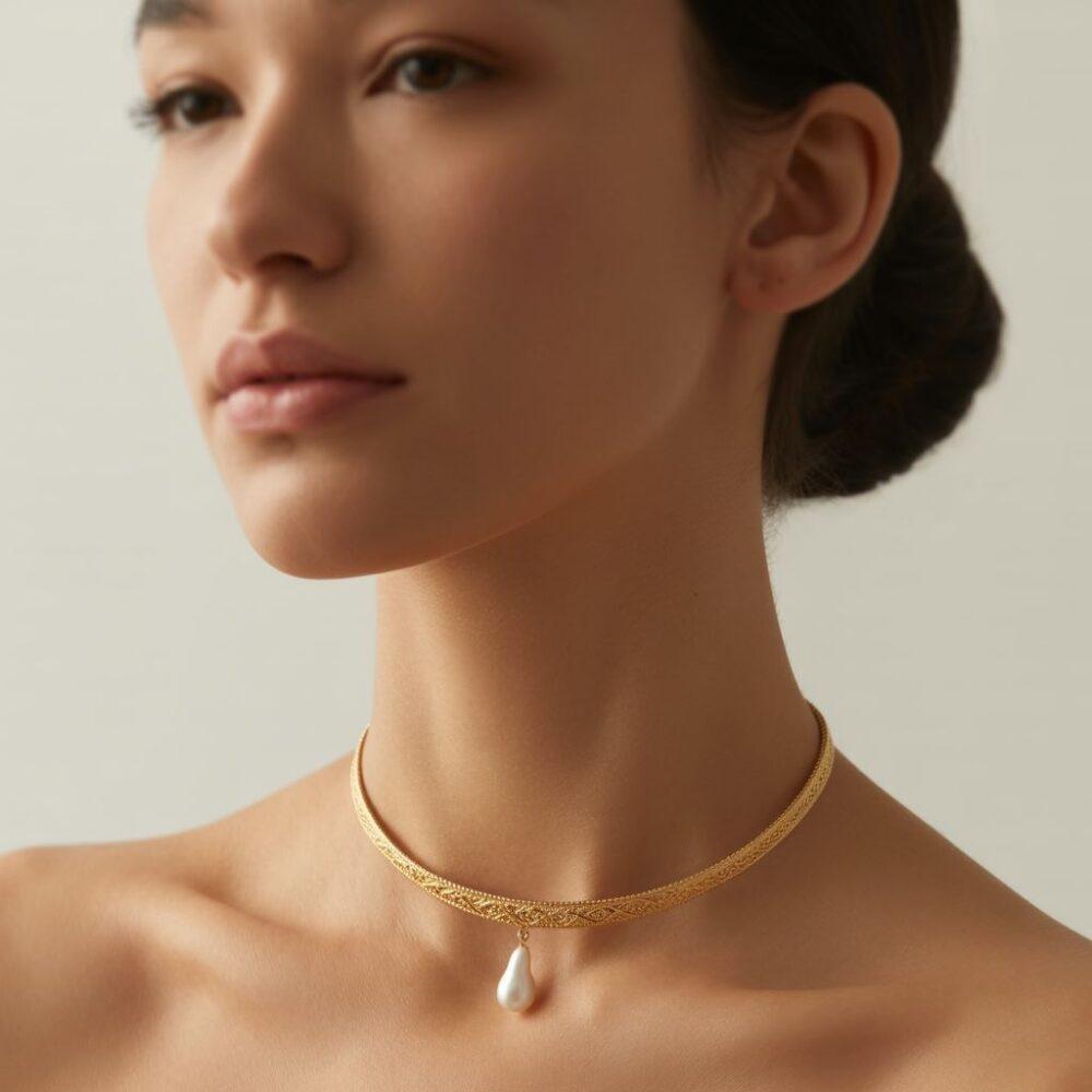 minimalistyczny naszyjnik damski