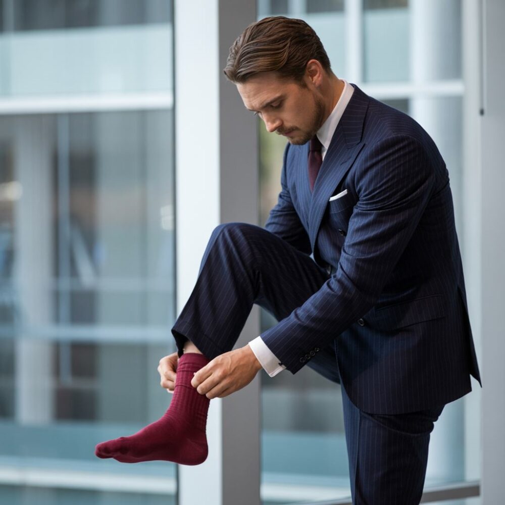 modne skarpetki do garnituru