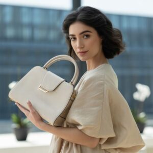 modny zestaw sukienka i torebka