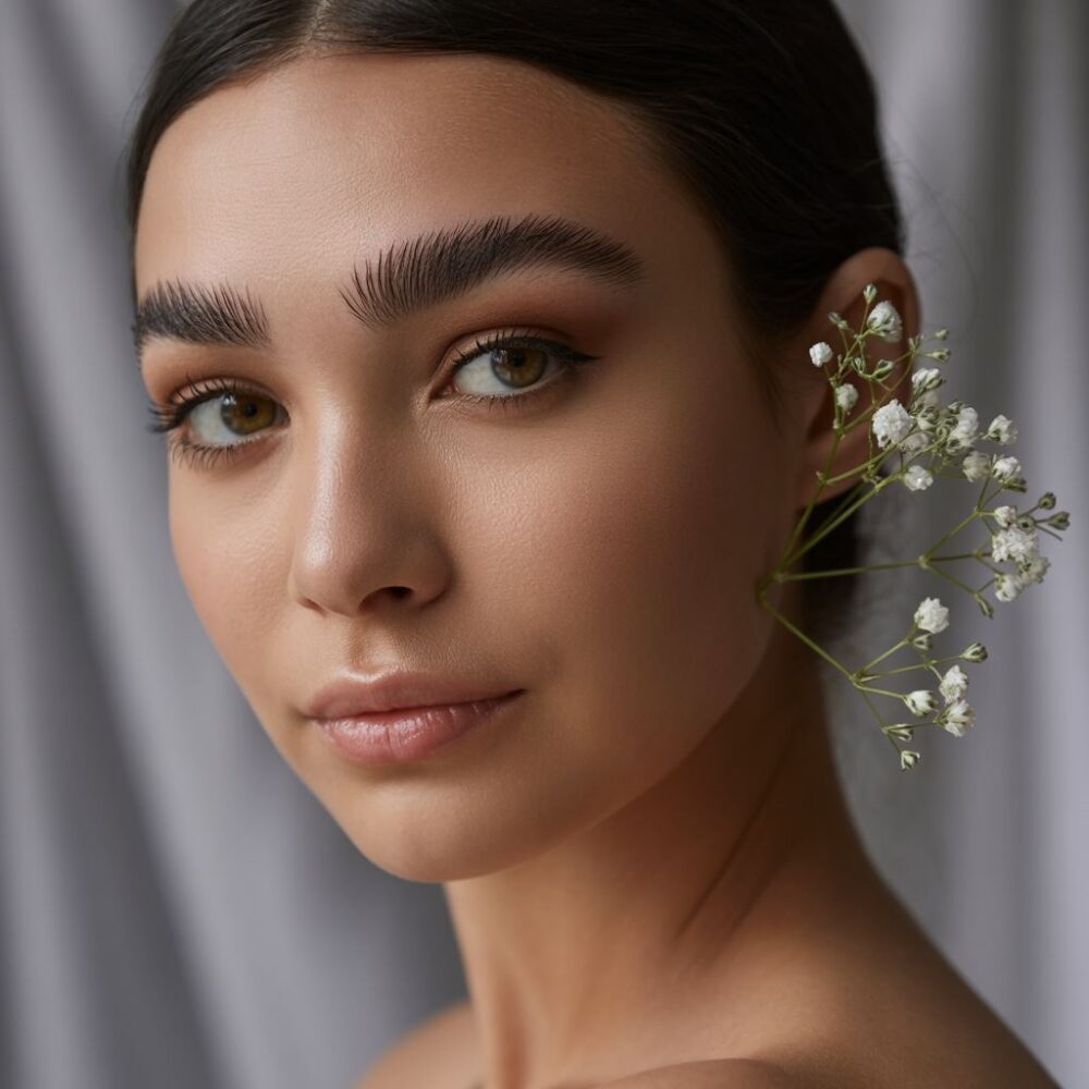 naturalny wygląd brwi