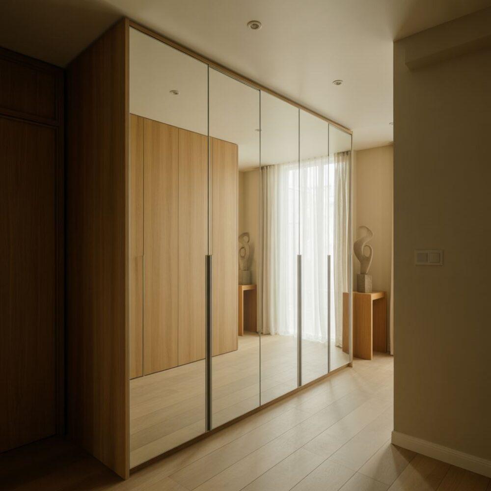 nowoczesna szafa w przedpokoju