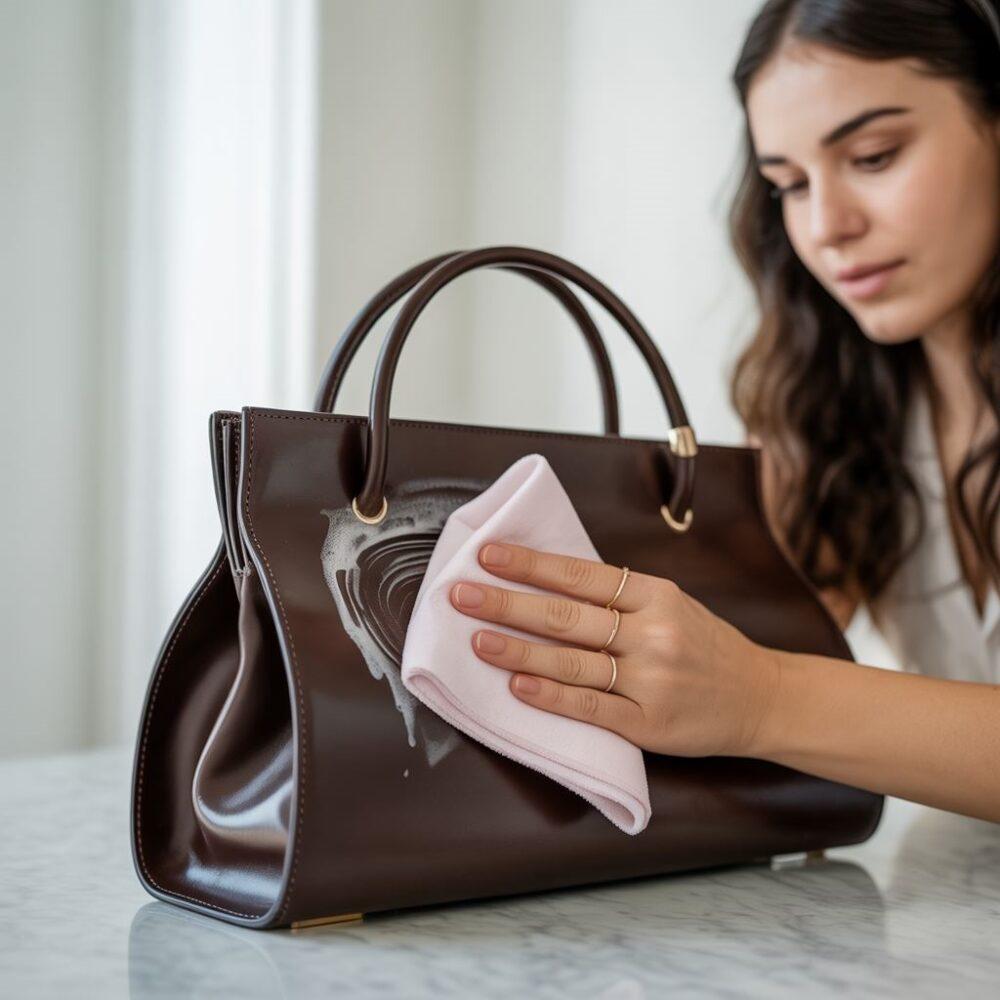 pielęgnacja skórzanej torebki
