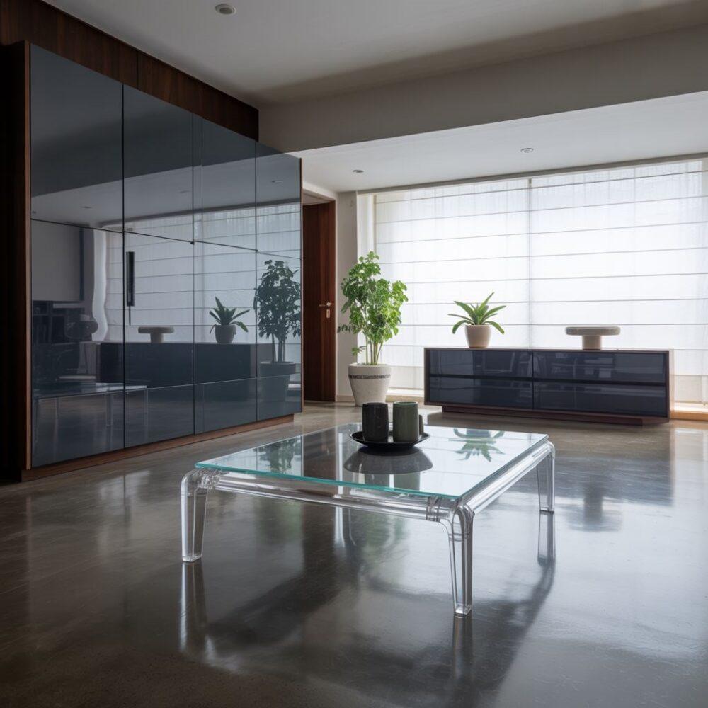 porównanie mebli akrylowych i lakierowanych