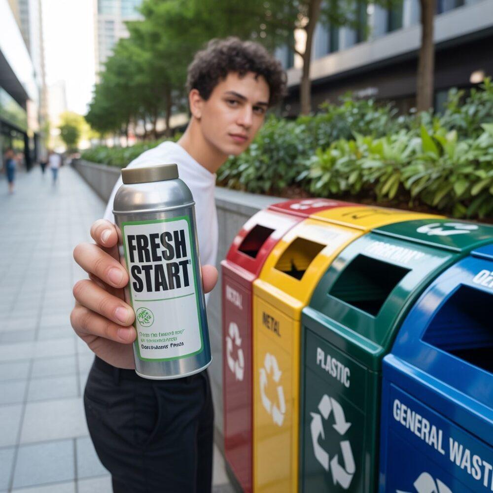 segregacja odpadów dezodorant