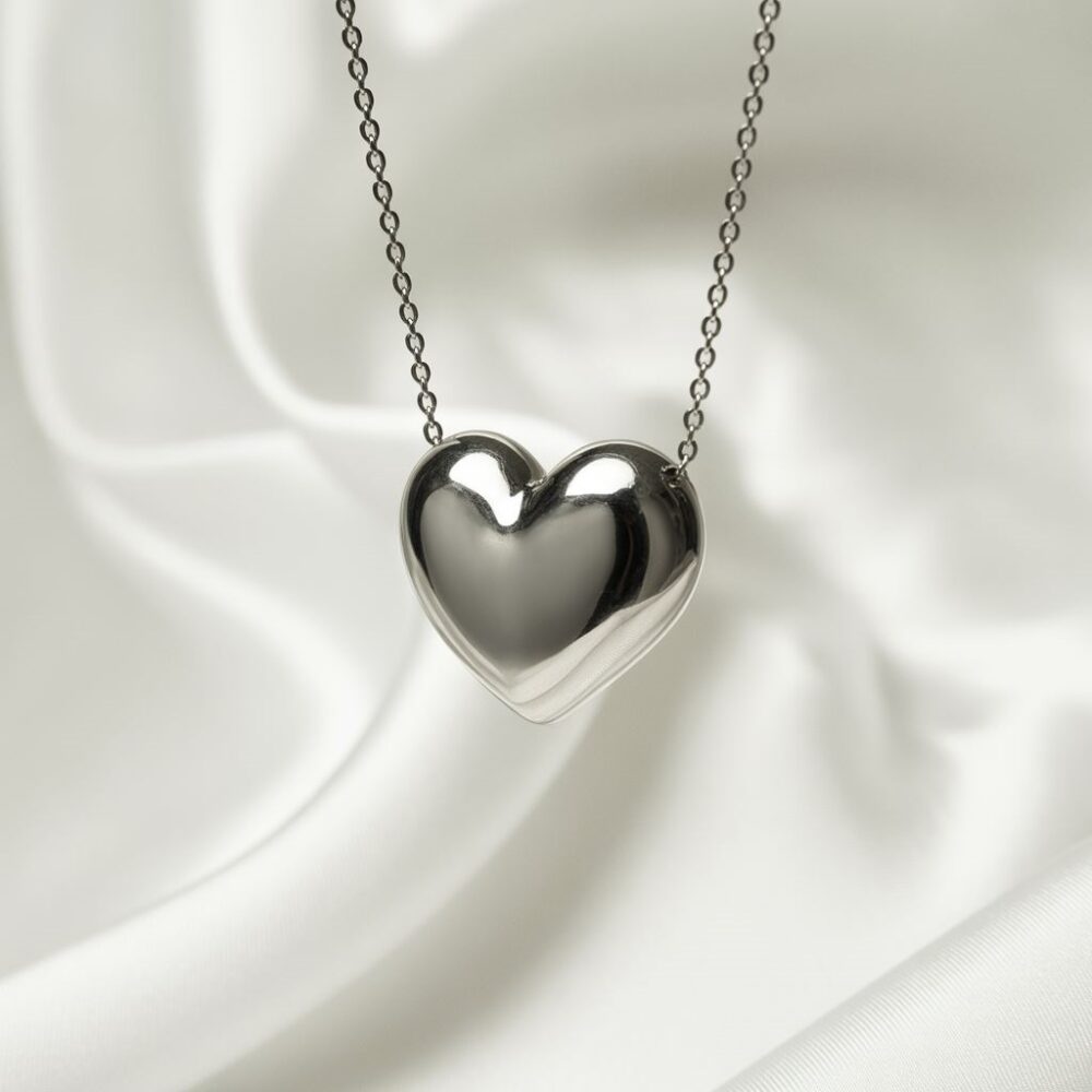 stal chirurgiczna zawieszka serce