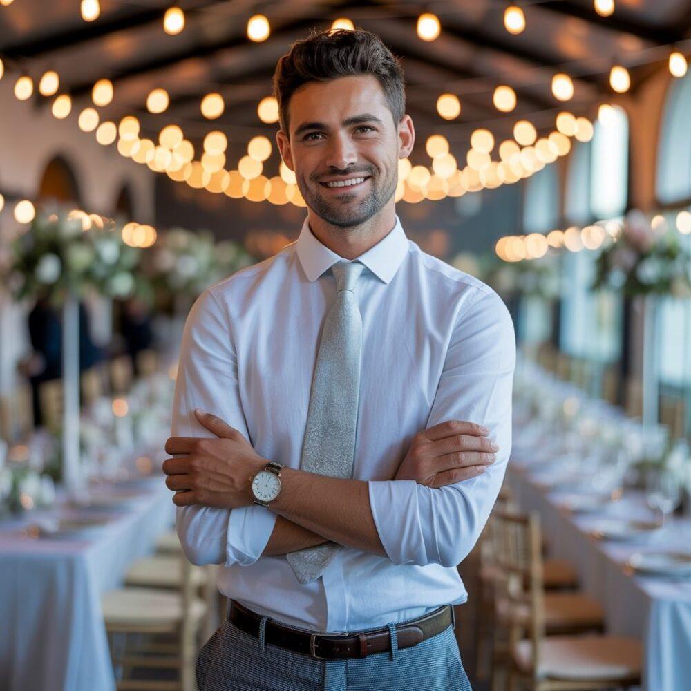 stylizacja weselna bez garnituru