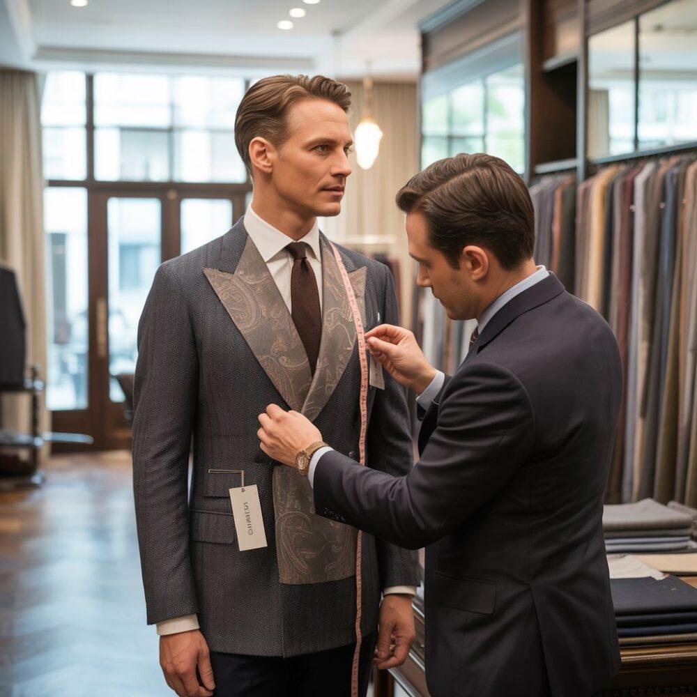 tkaniny i próbki garniturów