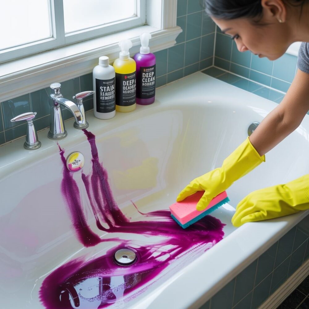 usuwanie plam po farbie do włosów