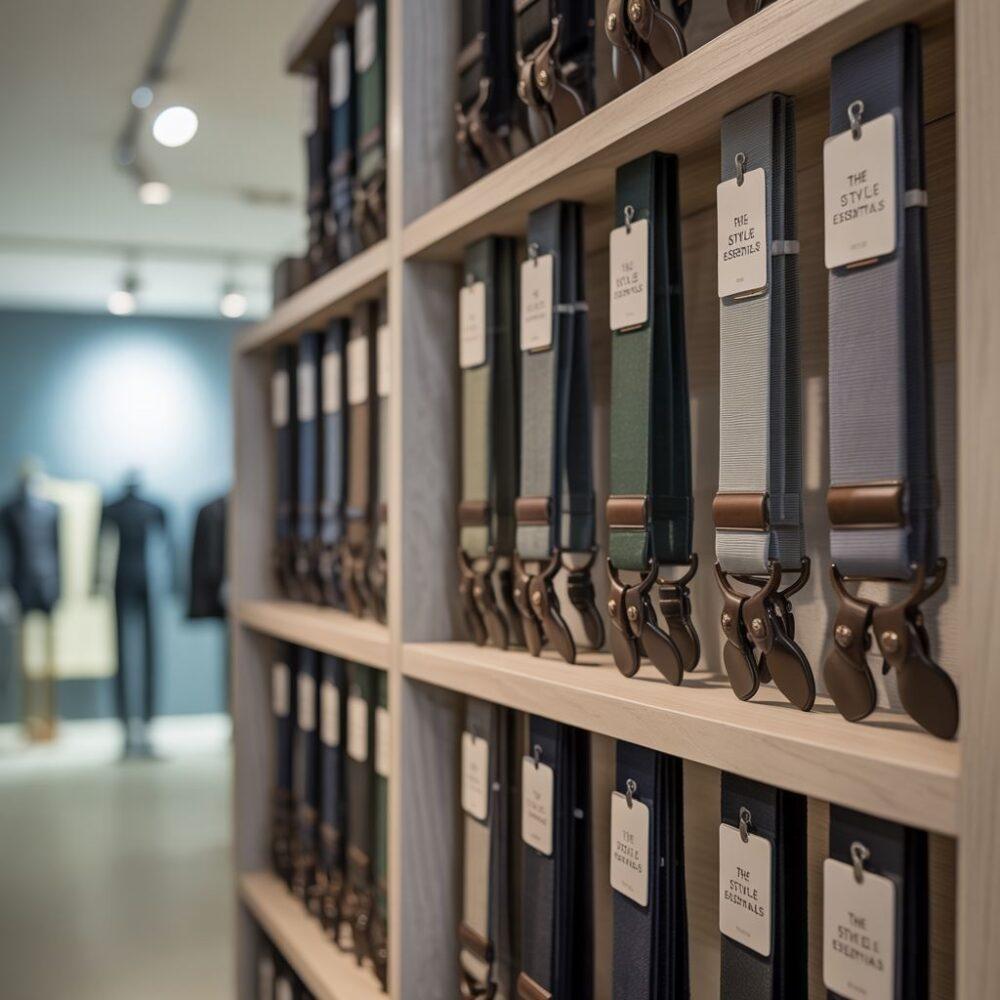 wybór szelek w sklepie