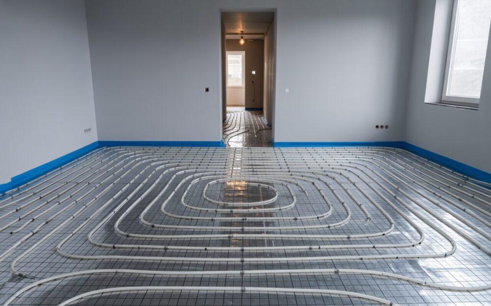 Instalacja ogrzewania podłogowego w nowym domu